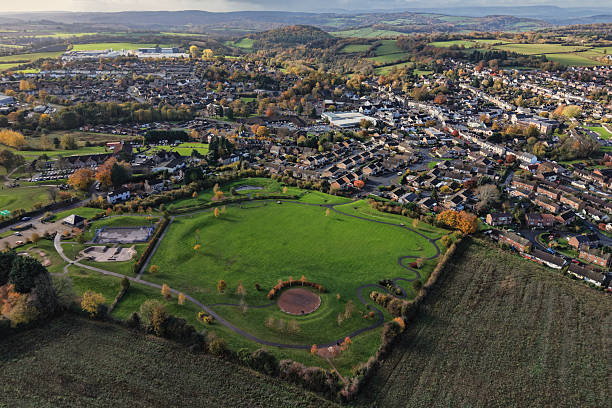 istock Coleford aerial photo 2244573103