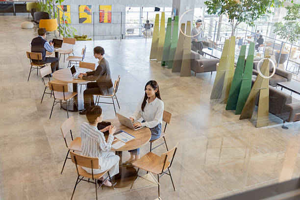 istock Group of Asian people working in a designer's office 2244574435