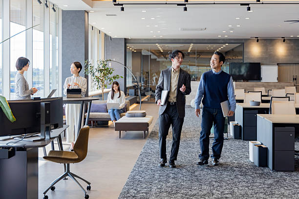 istock Group of Asian people working in a designer's office 2244575202