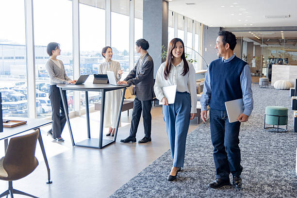 istock Group of Asian people working in a designer's office 2244575874