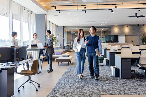 istock Group of Asian people working in a designer's office 2244575876