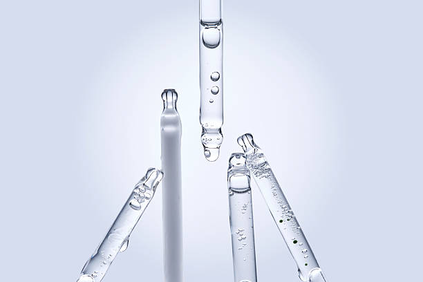 istock Five different droppers with facial serum. 2244578231