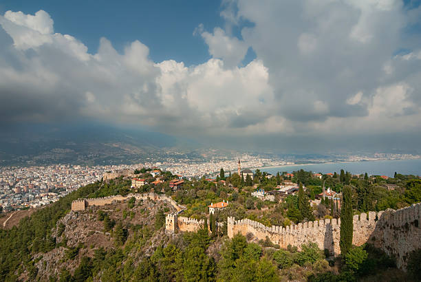 istock Aerial view of Alanya Castle 2244581022
