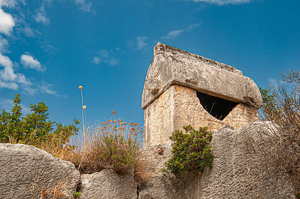 Ancient Seljuk carved sarcophagus