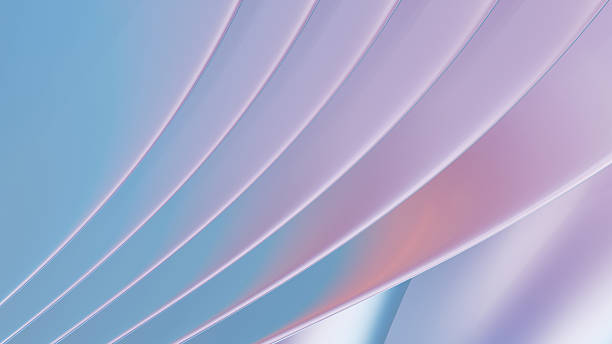 istock Abstract cloth imitation with folds. Light shades. Wallpaper, backdrop. 3D render. 2244597431