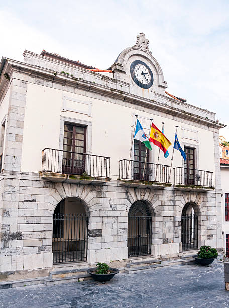 istock City hall. Cudillero. Asturias. Spain 2244600941