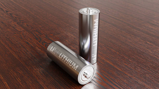 istock Lithium batteries on wooden table 2244602551