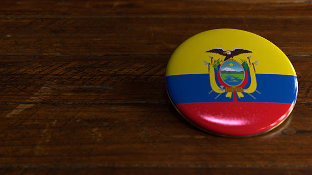 istock Ecuador Flag-Themed Voting Badge 2244604158