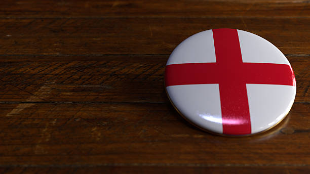 istock England Flag-Themed Voting Badge 2244604186