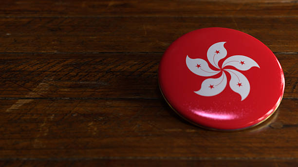 istock Hong Kong Flag-Themed Voting Badge 2244604214