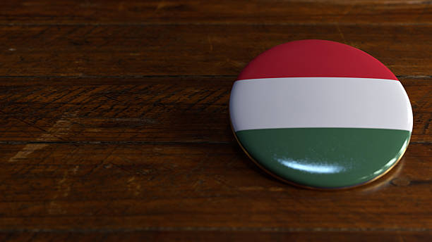 istock Hungary Flag-Themed Voting Badge 2244604276