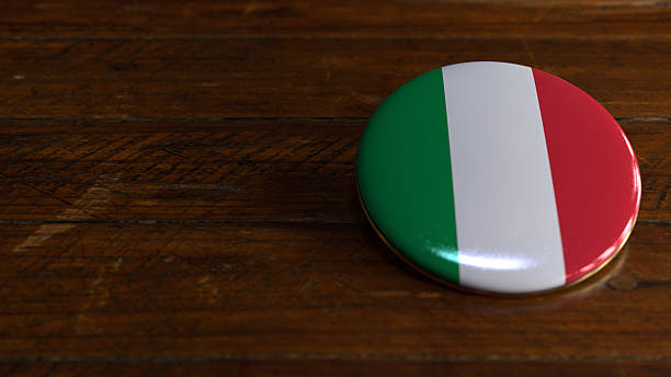 Italy Flag-Themed Voting Badge