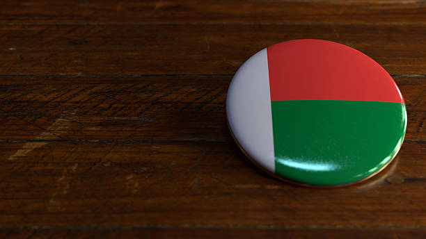 istock Madagascar Flag-Themed Voting Badge 2244604357