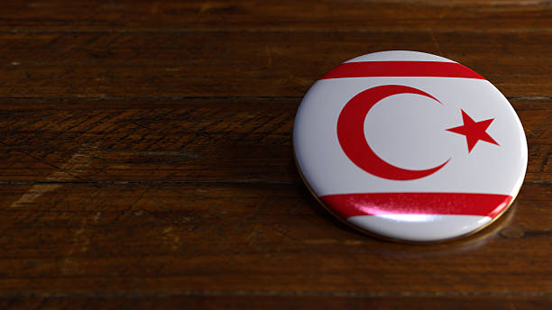 istock Northern Cyprus Flag-Themed Voting Badge 2244604930