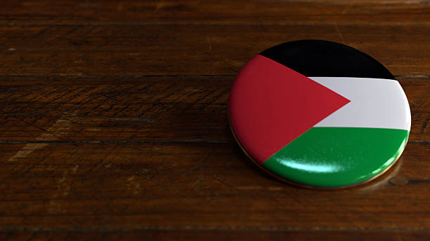 istock Palestine Flag-Themed Voting Badge 2244604936