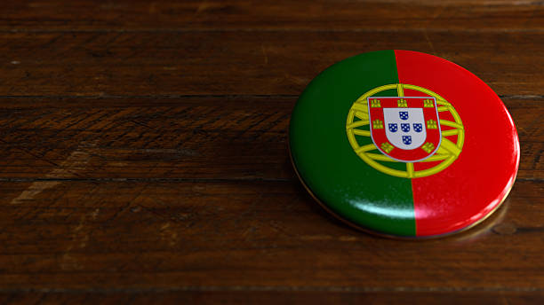 istock Portugal Flag-Themed Voting Badge 2244604943