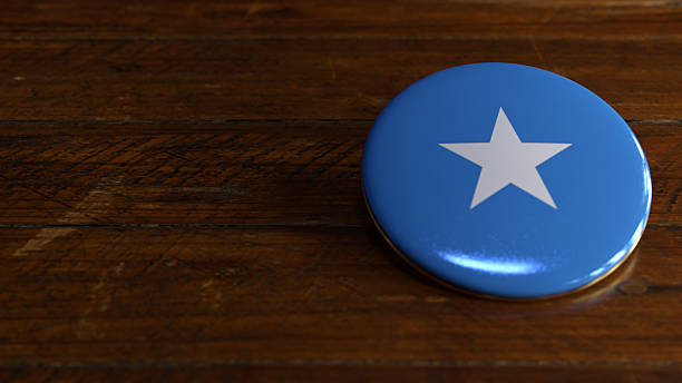 Somalia Flag-Themed Voting Badge