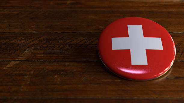 istock Switzerland Flag-Themed Voting Badge 2244604987