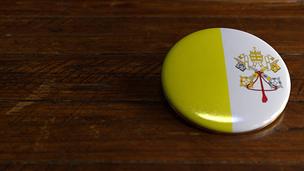 istock Vatican City Flag-Themed Voting Badge 2244605032