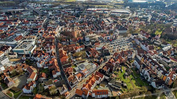 istock Aerial view the old town in Bad Hersfeld in Germany 2244606110
