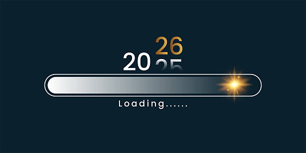 istock Loading process ahead of the new year 2026. Seconds leaving December 2025. Welcome 2026. 2244607976