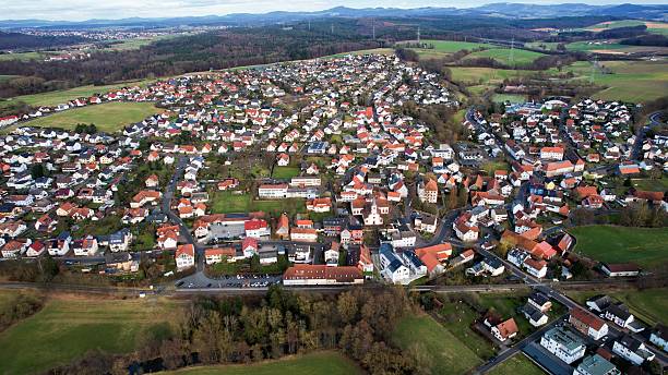 istock Aerial view around the village Eichenzell 2244608461