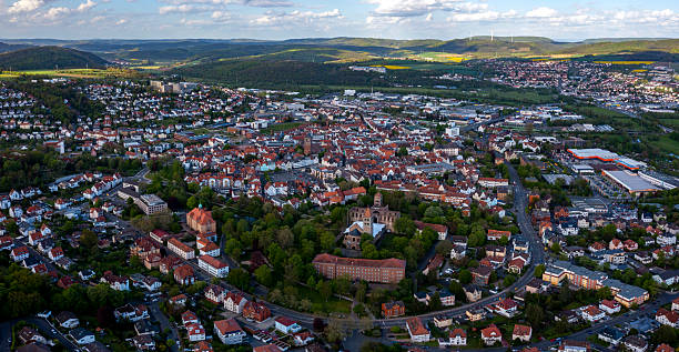 istock Aerial view the old town in Bad Hersfeld in Germany 2244609155