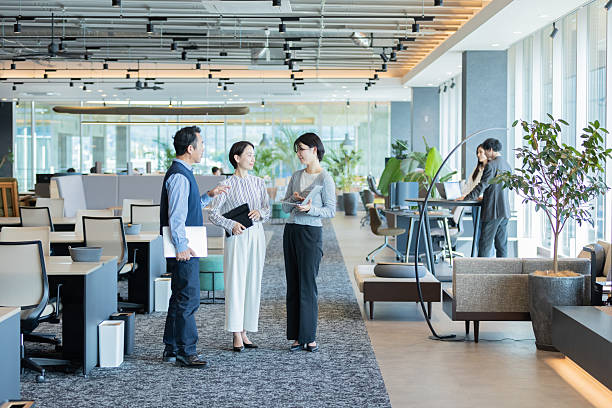 istock Group of Asian people working in a designer's office 2244615345