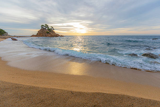 Cala Cap Roig - Costa Brava in the morning sun.