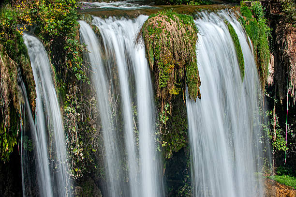 Close-up view of Kursunlu waterfall
