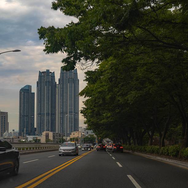 istock road in South korea 2244626554