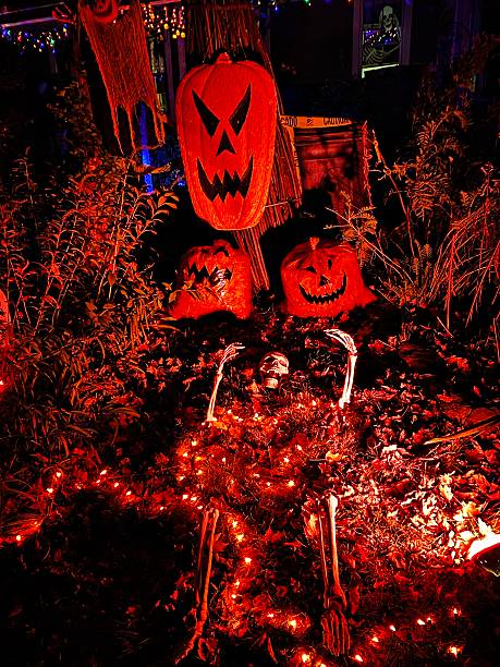 istock Outdoor Halloween Lawn Decorations 2244628827