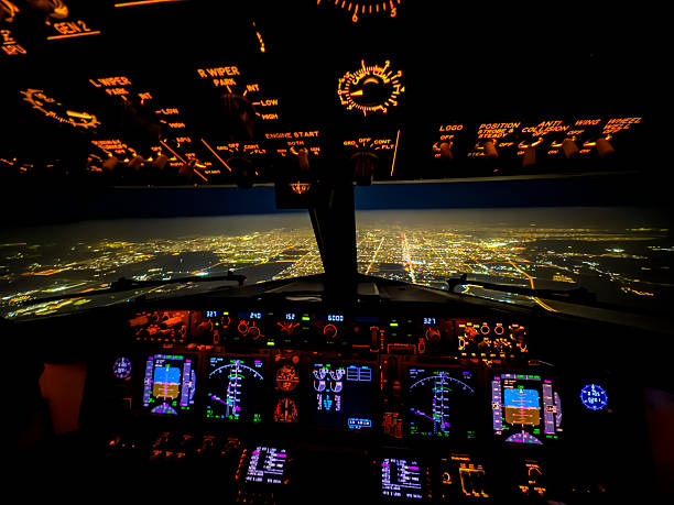 istock Dreamscape Flight – Glowing Airliner Cockpit Above a City at Night 2244638141