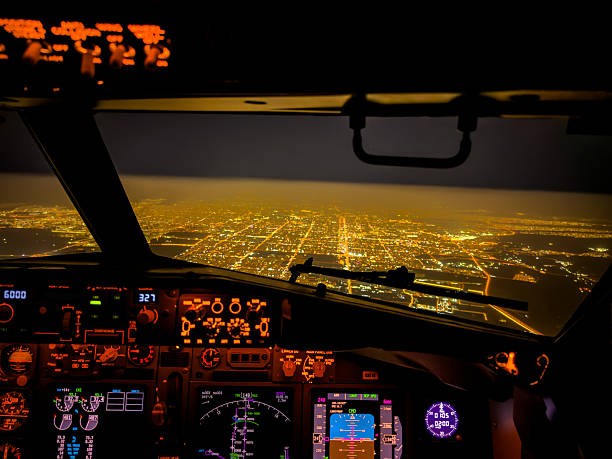 istock Dreamscape Flight – Glowing Airliner Cockpit Above a City at Night 2244638143