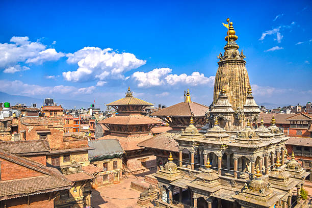 istock historcal buildings in Patan, Durbar Square 2244640097