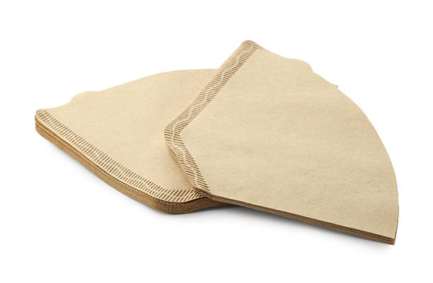 istock Stack of paper coffee filters isolated on white 2244642586