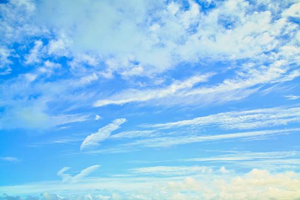 New Zealand has wonderful clean and clear blue skies with some awesome clouds.