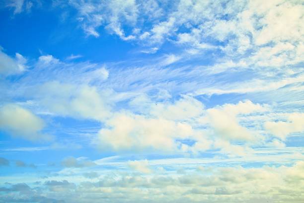 New Zealand has wonderful clean and clear blue skies with some awesome clouds.