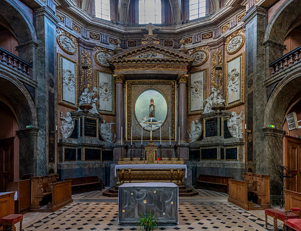istock Blois, France - 10 26 2025: View inside of Saint Vincent de Paul Church 2244661863