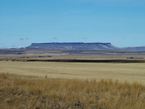istock Majestic Square Butte,  in a Vast Plain 2244666132