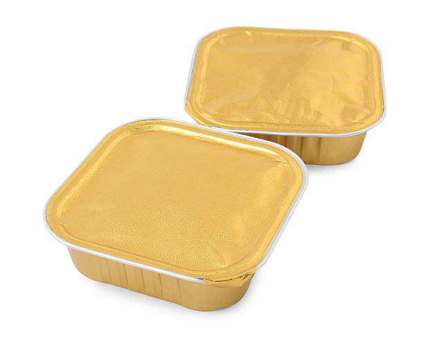 istock Pet food in foil containers isolated on white 2244676299