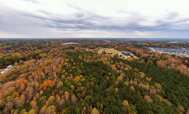 istock Aerial View of The Popular E. Carroll Joyner Park, Known Locally As 