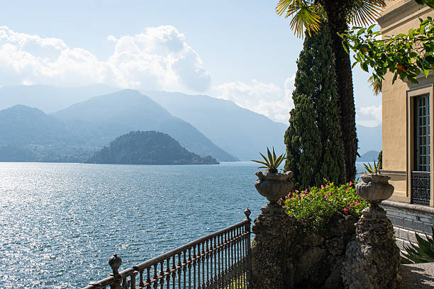 istock Scenic Lake Como Landscape with Mountains, Sky, and Typical local Italian Architecture 2244677887