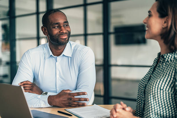 istock Productive Meeting with coworker 2244679126