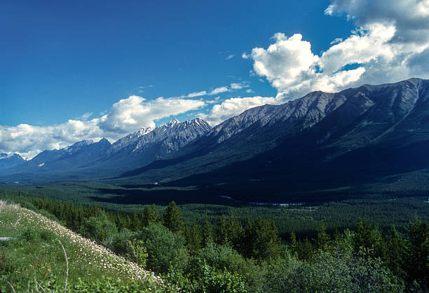 Kootenay Highway - Mountain Scenery - 1989