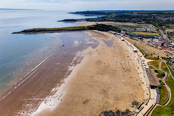 istock Crowded Sandy Beach on the Welsh Coast, Barry Island 2244681840