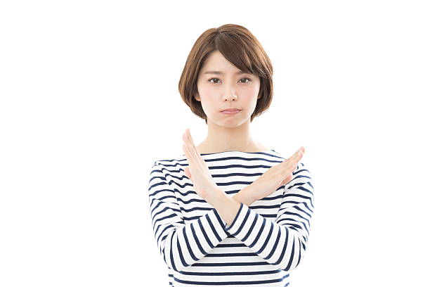 istock A woman giving an NG sign 2244681916