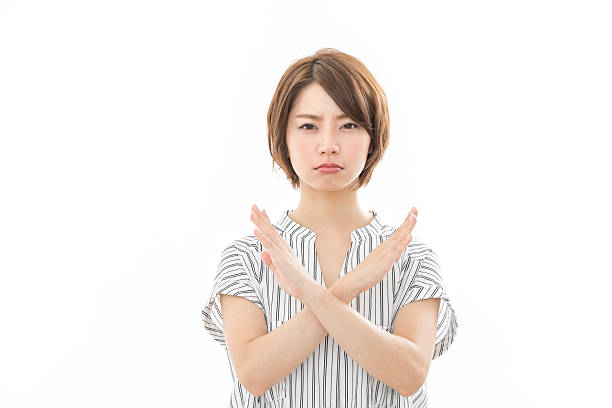 istock A woman giving an NG sign 2244682292