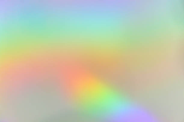 istock Abstract blur holographic rainbow foil iridescent background 2244688267