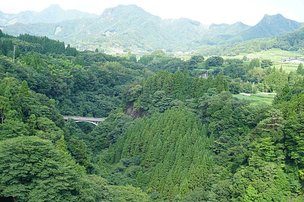 istock View from the Takachiho Amaterasu Railway bridge 2244692811